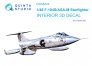 1/48 F-104S/ASA-M 3D-Printed & color Interior