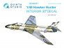 1/48 Hawker Hunter 3D-Printed & color Interior