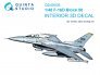 1/48 F-16D block 50 Interior on decal paper for Kinetic