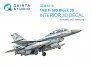 1/48 F-16D block 30 Interior for Kinetic