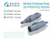Quinta Studio UB-32A-73 Pods de Roquettes 1/72 (x2) Quinta Studio UB-32A-73 Pods de Roquettes 1/72 (x2)