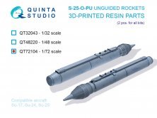 Quinta Studio Roquettes S-25-O-PU non guidées 1/72 Quinta Studio Roquettes S-25-O-PU non guidées 1/72