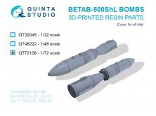 Quinta Studio BetAB-500ShL Bombes 1/72 (x2) Quinta Studio BetAB-500ShL Bombes 1/72 (x2)