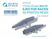 Quinta Studio Râteliers BD3-25 Su-25 précoce 1/72 Zvezda Quinta Studio Râteliers BD3-25 Su-25 précoce 1/72 Zvezda
