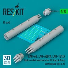 RESKIT 1/35 Lanceurs Roquettes Hydra LAU-68/131/A RESKIT 1/35 Lanceurs Roquettes Hydra LAU-68/131/A