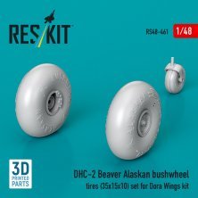 RESKIT 1/48 DHC-2 Beaver Pneus Alaskan Bushwheel RESKIT 1/48 DHC-2 Beaver Pneus Alaskan Bushwheel