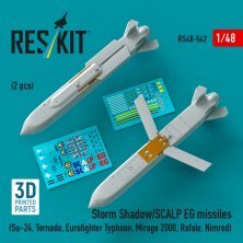 Reskit 1/48 Missiles Storm Shadow / SCALP EG - 2 pcs Reskit 1/48 Missiles Storm Shadow / SCALP EG - 2 pcs