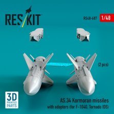 Reskit 1/48 Missiles AS.34 Kormoran avec adaptateurs Reskit 1/48 Missiles AS.34 Kormoran avec adaptateurs