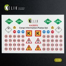 Reskit Décalcomanies Cargo Information Plates Set No.2 1/35 Reskit Décalcomanies Cargo Information Plates Set No.2 1/35