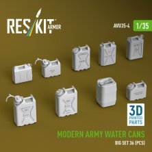 Reskit 1/35 Modern Army Water Cans Big Set - Impression 3D Reskit 1/35 Modern Army Water Cans Big Set - Impression 3D