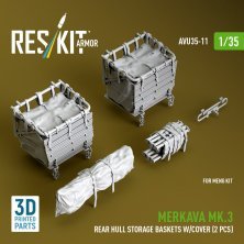 Reskit 1/35 Merkava Mk.3 Panier Arrière avec Couvercle Reskit 1/35 Merkava Mk.3 Panier Arrière avec Couvercle