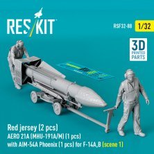 RESKIT 1/32 Figurine Jersey Rouge AERO 21A MHU-191A/M RESKIT 1/32 Figurine Jersey Rouge AERO 21A MHU-191A/M