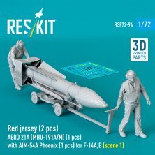 ResKit 1/72 Figurines Red Jersey AERO 21A MHU-191A/M ResKit 1/72 Figurines Red Jersey AERO 21A MHU-191A/M
