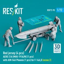 RESKIT 1/72 Technicien Jersey Rouge AERO 21A MHU-191A/M RESKIT 1/72 Technicien Jersey Rouge AERO 21A MHU-191A/M