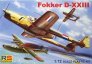 1/72 Fokker D-XXIII East India (4 decals versions)