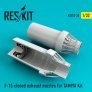 1/32 McDonnell F-15 Eagle closed exhaust nozzles