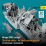 1/32 Mirage 2000B cockpit Detailed edition for Kitty Hawk