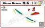 1/72 MiG-23 Control surfaces (resin & PE + CD)