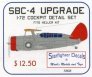 1/72 SBC-4 upgrade cockpit detail set (Heller)