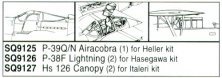 Squadron Canopies P-39Q/N Airacobra 1/72 Heller Squadron Canopies P-39Q/N Airacobra 1/72 Heller