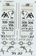 Superscale 1/32 F/A-18A Hornet VFA-203 VFA-83 USS Saratoga Superscale 1/32 F/A-18A Hornet VFA-203 VFA-83 USS Saratoga