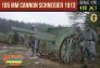 1/72 Canon de 105 mle 1913 Schneider with French Crew WWI
