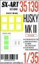1/35 Paint mask Husky mk III