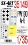 1/35 Paint mask Fw 190A-6 MAX + insignia