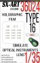 1/35 Holographic film Type 16
