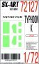 1/72 Tinting film Typhoon-K