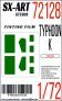 1/72 Tinting film Typhoon-K green