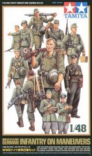 Tamiya German WWII Infantry Figures 1/48 x15 Tamiya German WWII Infantry Figures 1/48 x15