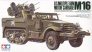 1/35 M16 Multi Gun Motor Carriage 1/2 track with figures