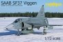 1/72 SAAB SF37 Viggen Swedish AF Reccon.