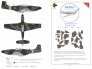 1/24 P-51D Mustang IV RAF camouflage pattern paint mask