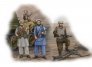 1/35 Afghan Rebels x 4 figures, 12 rifles