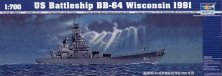 Trumpeter Corazzata USS Wisconsin BB-64 1991 1/700 Trumpeter Corazzata USS Wisconsin BB-64 1991 1/700