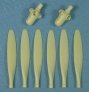 1/48 Hamilton Standard 11' 7 dia. 3-Blade Props & Spinners