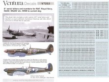 Decalcomanie RAF Numeri Serie 1/72 Nero Decalcomanie RAF Numeri Serie 1/72 Nero