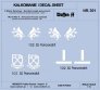 1/16 German Armoured Forces symbols part 1 decal