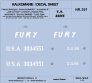 1/16 US ARMY Tank Sherman M4A3E8, Lucky Eight decal