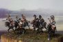 1/72 French high staff charge at Waterloo - White metal