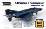 1/48 F-4 Phantom II Hard wing flap set (Hasegawa)