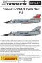 1/72 Convair F-106A/B Delta Dart Pt 2 decals