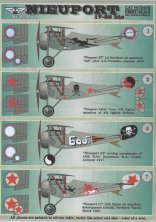Print Scale 1/72 Nieuport N.17-N.25 Part 2 Décals Print Scale 1/72 Nieuport N.17-N.25 Part 2 Décals